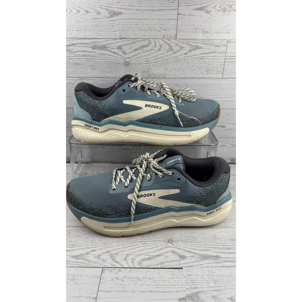 Brooks Ghost Max 2 1204201B466 Blue 9.5B Womens Sneakers Mesh Running Shoes #82